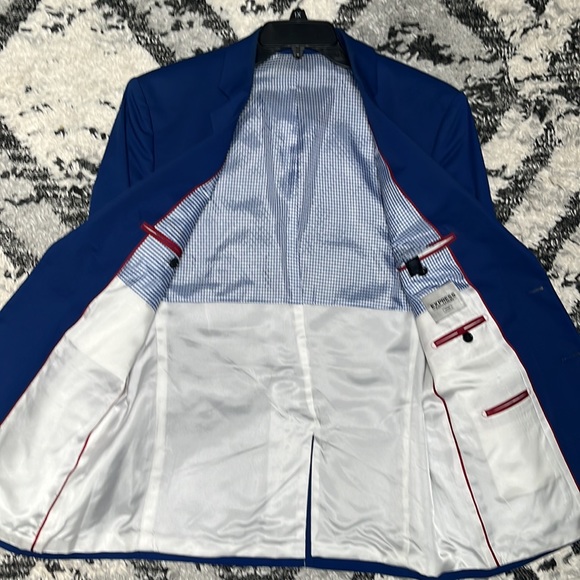 Express Blue Blazer Fitted - Picture 7 of 7